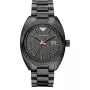 Armani AR5910 Reloj cronógrafo de cuarzo para hombre 44mm acero inoxidable negro ionizado