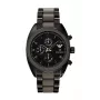ARMANI AR5953 cronógrafo de hombre de cuarzo 43mm esfera negra acero inoxidable con correa envolvente de silicona
