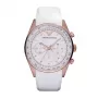 ARMANI AR5979 Reloj cronógrafo de cuarzo unisex 43mm Acero inoxidable esfera negra