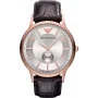 Armani AR9101L reloj de hombre analógico de cuarzo 33mm esfera negra correa de piel