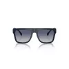 Armani Exchange AX4113S81814L Gafas de sol rectangulares de hombre negro mate gris oscuro 55/18/145 mm