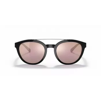 ARMANI EXCHANGE AX4118S81586X Gafas de sol unisex rectangulares negro mate gris oscuro espejo plata 54mm