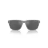 Gafas de sol Armani Exchange AX4135S81806G para hombre cuadradas negras mate gris oscuro espejo plata 59 mm