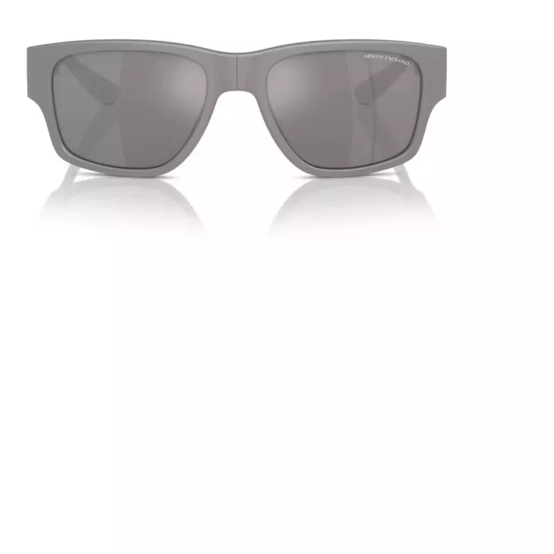Armani Exchange AX4141SU81806 Gafas de sol hombre negro mate gris oscuro 56mm