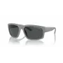 Armani Exchange AX4142SU81808 Gafas de sol hombre negro mate gris oscuro rectangular