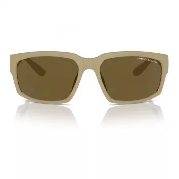 Armani Exchange AX4142SU83487 Gafas de sol de hombre negro mate gris 61mm