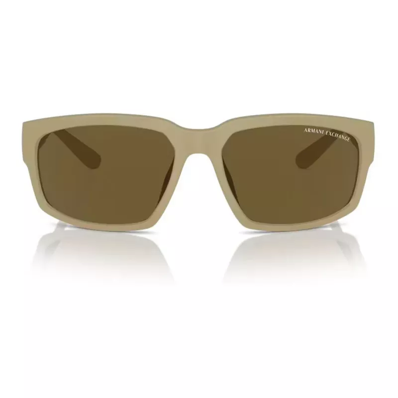 Armani Exchange AX4142SU83487 Gafas de sol de hombre negro mate gris 61mm