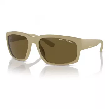 Armani Exchange AX4142SU83487 Gafas de sol de hombre negro mate gris 61mm
