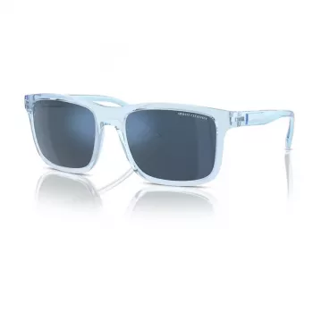 Armani Exchange AX4145S834555 Gafas de sol para hombre - Montura rectangular de propionato - 57/19/145 mm
