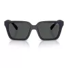 Gafas de sol Armani Exchange AX4147S 610587 para hombre - Montura negra mate, lentes gris oscuro, 56 mm