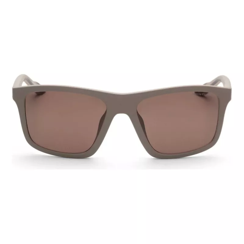 ARMANI EXCHANGE AX4149SU83617 Gafas de sol rectangulares para hombre Havana marrón montura de acetato lentes de policarbonato marrones 56/18/145 mm