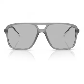 Gafas de sol de hombre Armani Exchange AX4150SU83638 cuadradas negro mate gris 59 mm