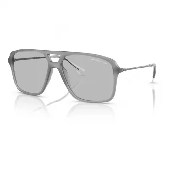 Gafas de sol de hombre Armani Exchange AX4150SU83638 cuadradas negro mate gris 59 mm