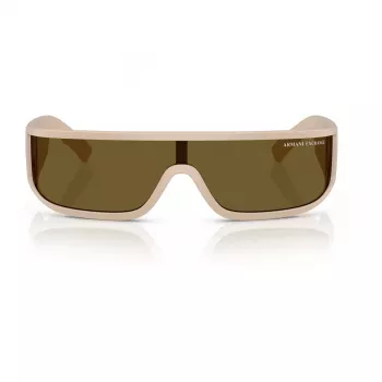 Armani Exchange AX4153SU83617 Gafas de sol unisex - Montura negra, lentes grises, shield/mask, ancho de lente 140 mm