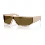 Armani Exchange AX4153SU83617 Gafas de sol unisex - Montura negra, lentes grises, shield/mask, ancho de lente 140 mm