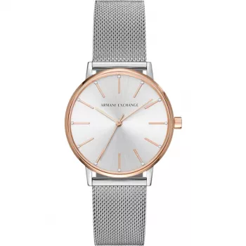 Reloj de cuarzo analógico de mujer ARMANI EXCHANGE AX5537 36 mm plata acero inoxidable