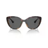 ARMANI EXCHANGE Gafas de sol de mujer AX4111SU82138 - montura gris transparente, lentes gris degradado, 54/18/140 mm