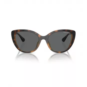 ARMANI EXCHANGE Gafas de sol de mujer AX4111SU82138 - montura gris transparente, lentes gris degradado, 54/18/140 mm