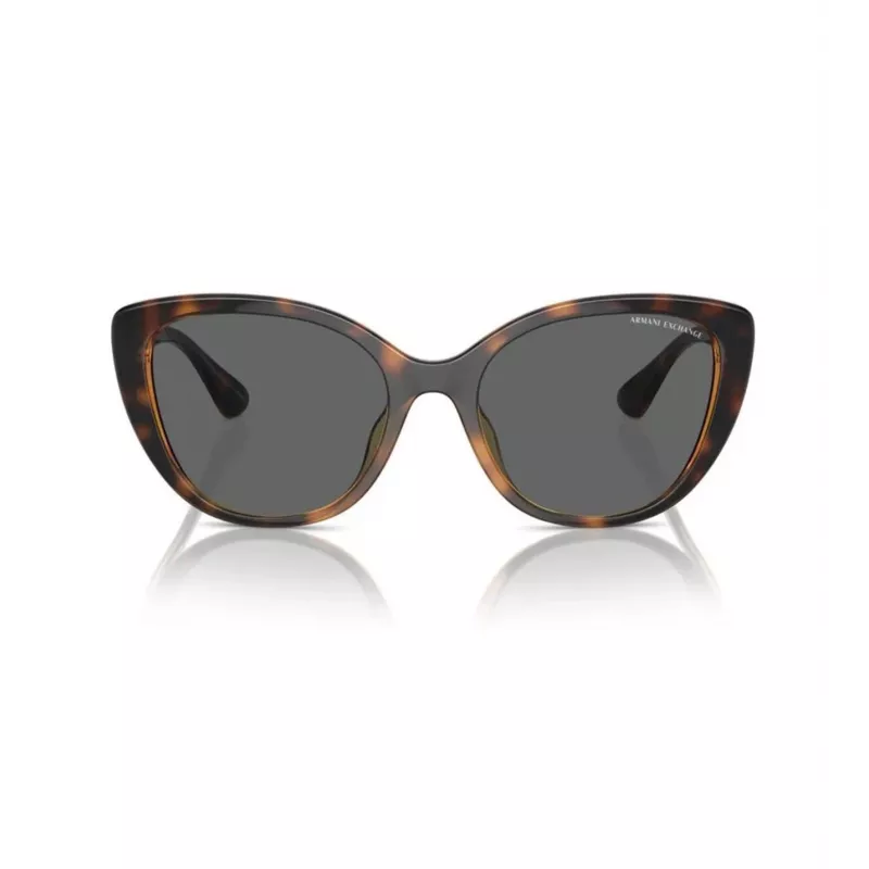 ARMANI EXCHANGE Gafas de sol de mujer AX4111SU82138 - montura gris transparente, lentes gris degradado, 54/18/140 mm