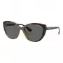 ARMANI EXCHANGE Gafas de sol de mujer AX4111SU82138 - montura gris transparente, lentes gris degradado, 54/18/140 mm