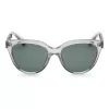 Gafas de sol para mujer ARMANI EXCHANGE AX4148SU83607 Montura cuadrada transparente gris lentes grises 56 mm