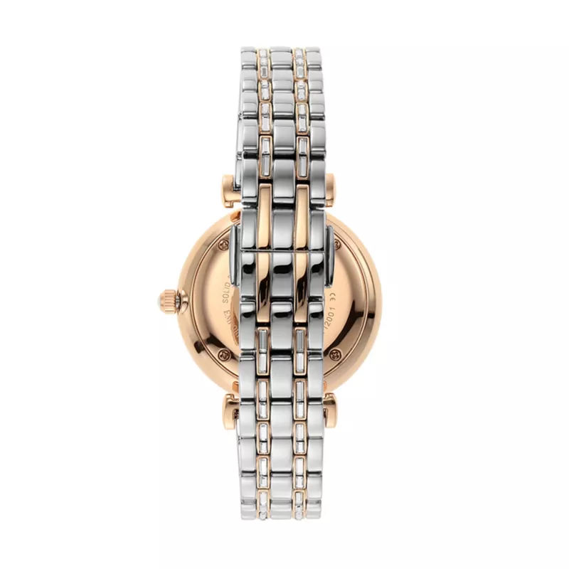 Reloj para mujer ARMANI Gianni T-Bar AR11293 – 32mm acero inoxidable cuarzo esfera plateada