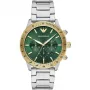Armani Man AR11454 reloj cronógrafo de cuarzo de hombre 43mm esfera negra correa de piel