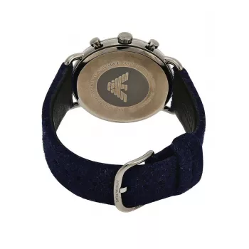 ARMANI Reloj hombre AR11144 cronógrafo acero inoxidable 43mm esfera azul