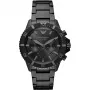 ARMANI Cronógrafo hombre AR11363 reloj de acero inoxidable 43mm esfera negra