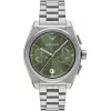Armani Reloj de pulsera de hombre AR11640 acero inoxidable cronógrafo, 43mm