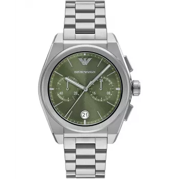 Armani Reloj de pulsera de hombre AR11640 acero inoxidable cronógrafo, 43mm