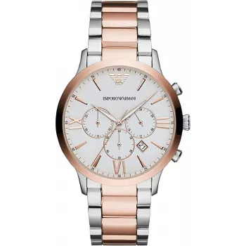 Reloj Armani Luigi hombre cuarzo AR11209 43mm acero inoxidable esfera negra