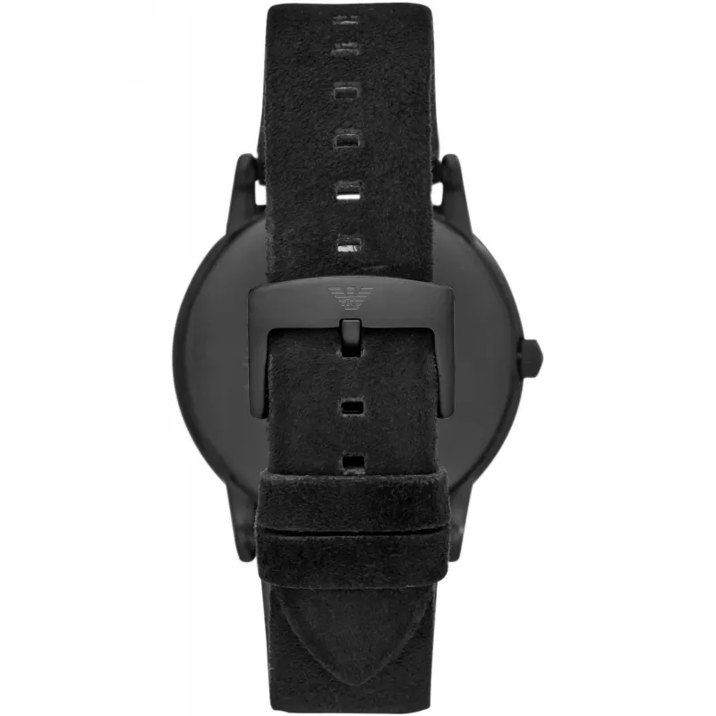 Armani Reloj de hombre AR11274 43mm esfera azul pulsera de piel azul
