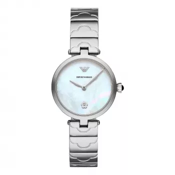 Reloj Armani para mujer AR11235 de cuarzo 32 mm acero inoxidable plata