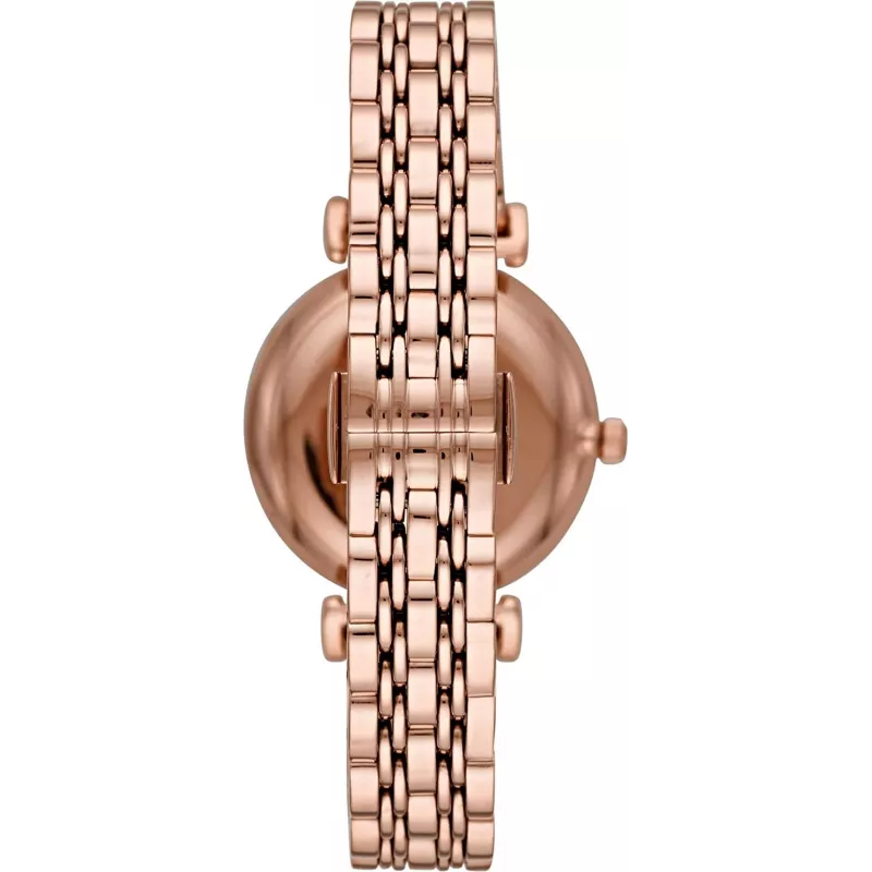 ARMANI Reloj mujer AR11244 Gianni T-Bar cuarzo analógico 32mm acero inoxidable oro rosa