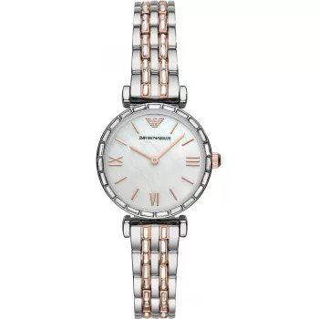 ARMANI Reloj mujer AR11290 analógico de cuarzo 28mm acero inoxidable plateado