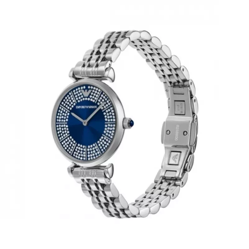 Armani Reloj de cuarzo analógico para mujer AR11627 32mm Acero inoxidable plateado