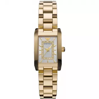ARMANI reloj de mujer analógico de cuarzo AR3172 20 mm acero inoxidable oro rosa