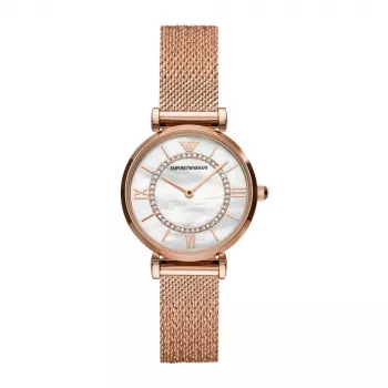Armani Reloj de mujer AR11320 32mm Pulsera de acero inoxidable Mesh Cuarzo