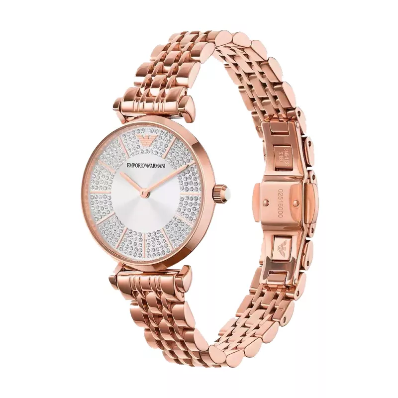 ARMANI Reloj mujer AR11446 32mm oro rosa acero inoxidable