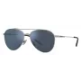 Gafas de sol rectangulares de hombre ARNETTE AN3085-736-55 negro mate gris oscuro 58 mm