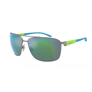 ARNETTE AN3089-745-8N Gafas de sol hombre rectangulares negro mate gris oscuro 65mm