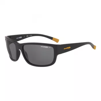 ARNETTE AN4256018162 gafas de sol rectangulares polarizadas hombre - montura negra lentes grises 62mm