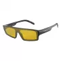 ARNETTE AN4268-41AN34 Gafas de sol rectangular de hombre negro mate 55/18/140 mm