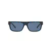 Gafas de sol ARNETTE AN4278-120280 hombre, montura negra mate, lentes grises, 55 mm