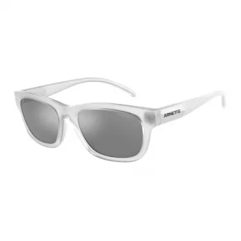 Gafas de sol rectangulares ARNETTE AN4284-27616G hombre negro mate gris espejado 54/18/145 mm