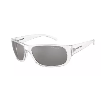 Gafas de sol ARNETTE AN4290-27556G hombre, montura negra mate, lentes grises espejadas, 63 mm