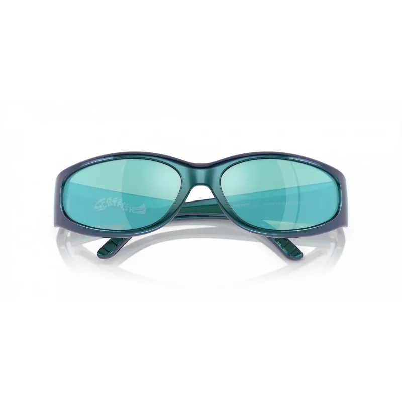 ARNETTE AN4302-290925 gafas de sol rectangulares hombre, montura negro mate, lentes grises, 62 mm