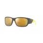 ARNETTE AN4324-28775A gafas de sol unisex, montura negra mate, lentes grises, 61 mm