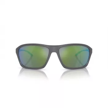 ARNETTE AN4329-28538N Gafas de sol unisex, rectangulares, montura negra mate, lentes gris oscuro, 63/17/130 mm